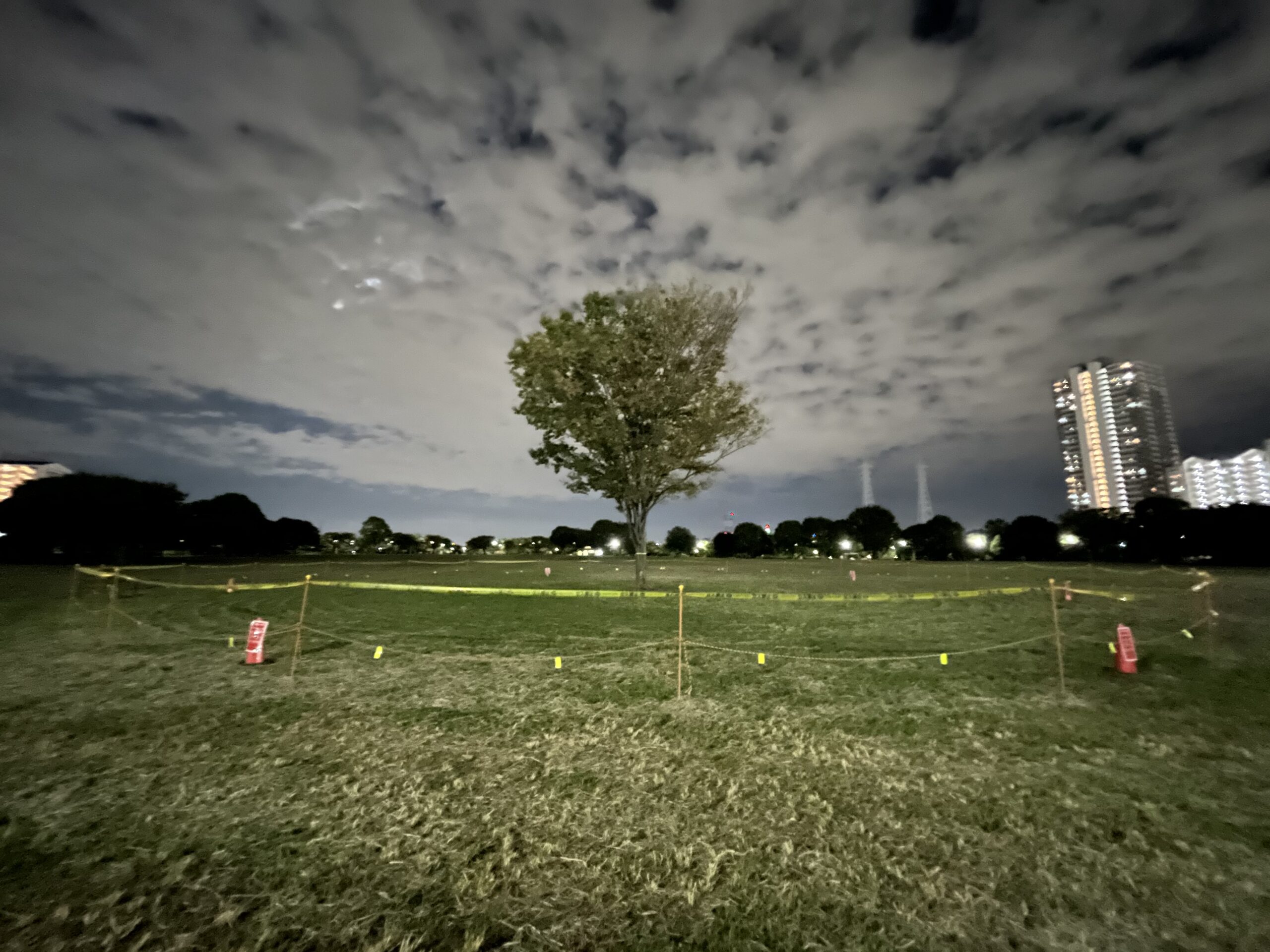 10/9夜のBigTree（大島小松川公園）